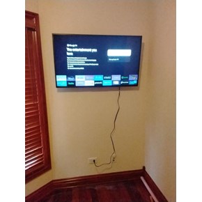 Ace Handyman Services of Lincoln Way mounted a TV