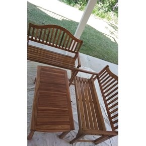 Ace Handyman Services of Lincoln Way weather stained outdoor furniture 