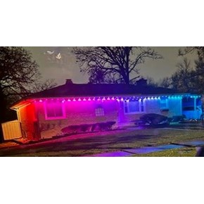 Ace Handyman Services of Lincoln Way installed permanent LED outside lights