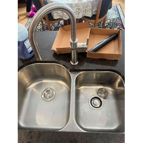 Ace Handyman Services of Lincoln Way replaced a kitchen faucet