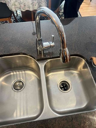 Ace Handyman Services of Lincoln Way replaced a kitchen faucet before