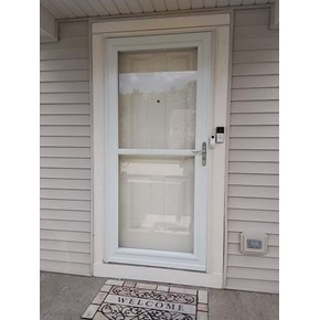 Ace Handyman Services of Lincoln Way replaced a storm door 