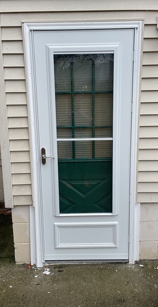 Ace Handyman Services of Lincoln Way replaced a door and trim after