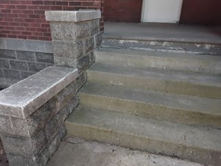 Ace Handyman Services of Lincoln Way installed an exterior handrail before
