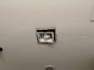 Ace Handyman Services of Lincoln Way replaced a bathroom exhaust fan before
