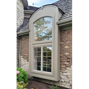 Ace Handyman Services of Lincoln Way repaired and painted window trim 