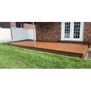 Ace Handyman Services of Lincoln Way replaced stained a deck 