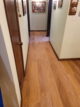 Ace Handyman Services of Lincoln Way Flooring install after