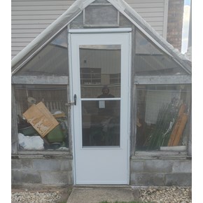 Ace Handyman Services of Lincoln Way replaced a greenhouse door