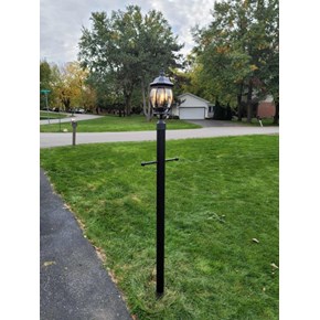 Ace Handyman Services of Lincoln Way replaced an outside light post