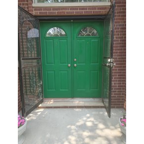 Ace Handyman Services of Lincoln Way painted this double front door