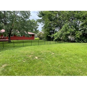 Ace Handyman Services of Lincoln Way installed a no dig fence 
