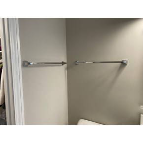 Ace Handyman Services of Lincoln Way installed towel bars