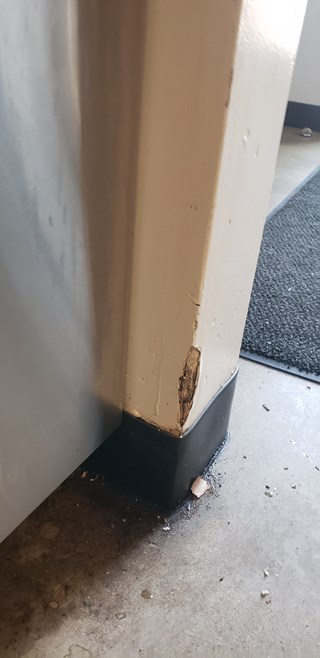 Ace Handyman Services of Lincoln Way patched drywall before