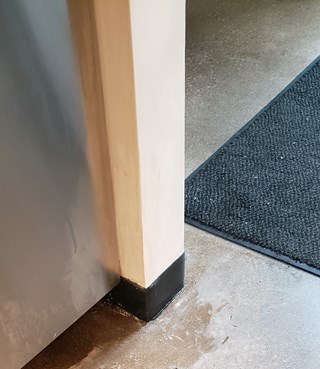 Ace Handyman Services of Lincoln Way patched drywall after
