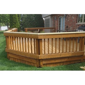 Ace Handyman Services of Lincoln Way top rail deck board replacement 