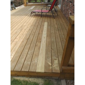 Ace Handyman Services of Lincoln Way deck board replacement 