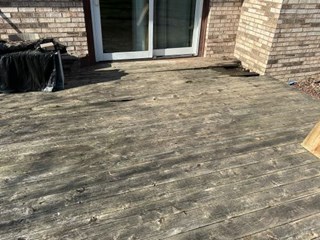 Ace Handyman Services of Lincoln Way replaced a portion of rotted decking and steps before
