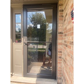 Ace Handyman Services of Lincoln Way installed a storm door