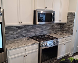 Ace Handyman Services of Lincoln Way installed a kitchen backsplash after