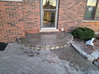 Ace Handyman Services of Lincoln Way redid pavers on a front step