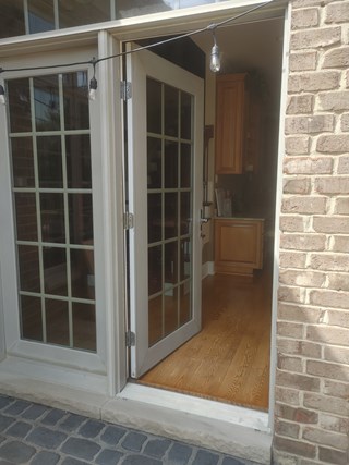 Ace Handyman Services of Lincoln Way installed a screen door before
