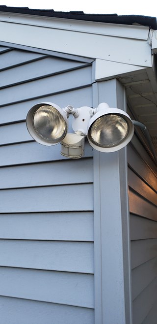 Outside Light Motion Sensor Before