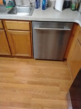 Ace Handyman Services of Lincoln Way replaced flooring after
