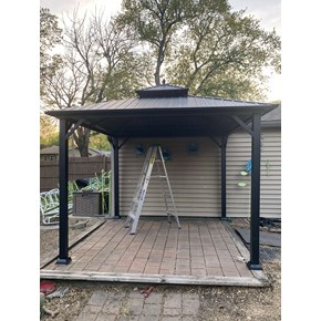 Ace Handyman Services of Lincoln Way did a gazebo assembly