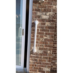 Ace Handyman Services of Lincoln Way installed an outdoor grab bar