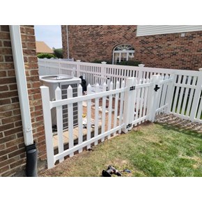 Ace Handyman Services of Lincoln Way replaced a section of fence 