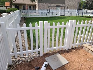 Ace Handyman Services of Lincoln Way replaced a section of fence after