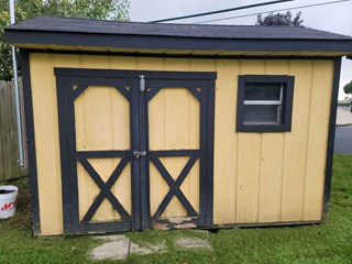 Ace Handyman Services of Lincoln Way painted a shed before