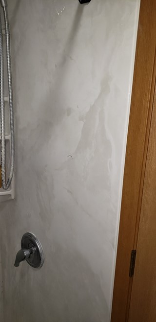 Grab Bar shower before