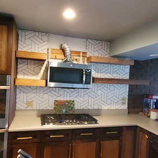 shelves after