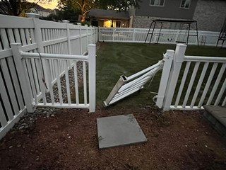 Ace Handyman Services of Lincoln Way replaced a section of fence before