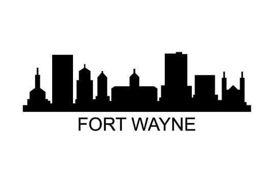 City skyline of Fort Wayne, IN