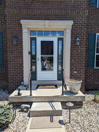 After Storm Door Replacement Greenwood Indiana