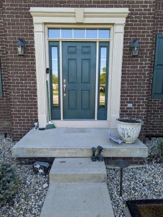 Before Storm Door Replacement Greenwood Indiana  