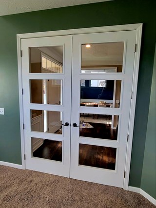 Repurposed Wall with new Custom Door - Carmel, Hamilton County, IN - After