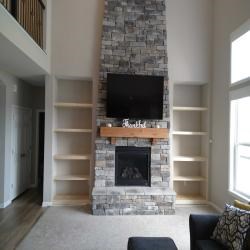 Custom Built-in shelving in Fishers, Hamilton County IN - After