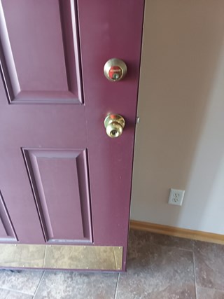 Ace Handyman Services Project in Des Moines, IA - Electronic door lock