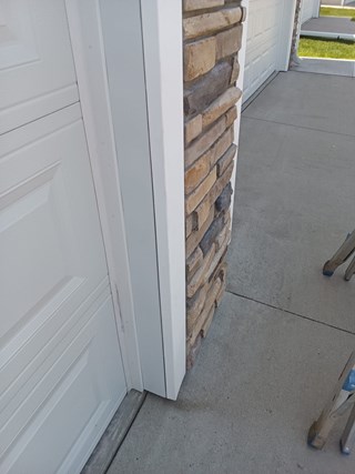 Ace Handyman Services Project in Des Moines, IA - Garage Door Trim