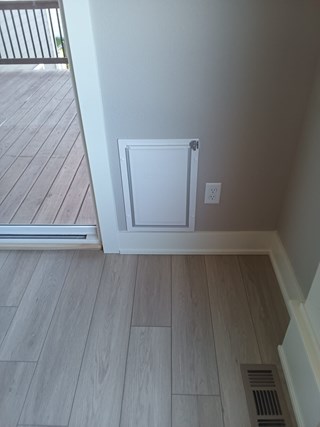 Ace Handyman Services Project in Des Moines, IA - Inside Dog Door