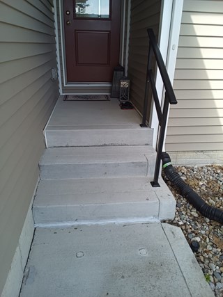 AHS Des Moines East Handrail Installation after 