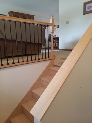 AHS Des Moines East Stairs before 