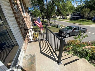 exterior handrail replacement, Lenexa after