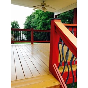 handyman two tone deck staining shawnee ks