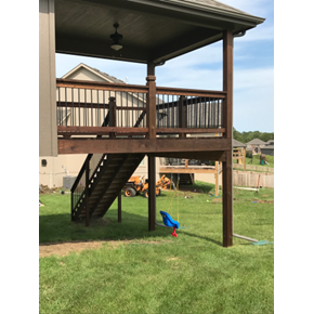 handyman deck staining 4 overland park ks