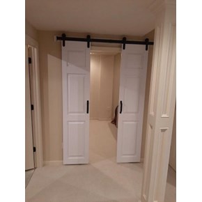 handyman barn door installation leawood ks